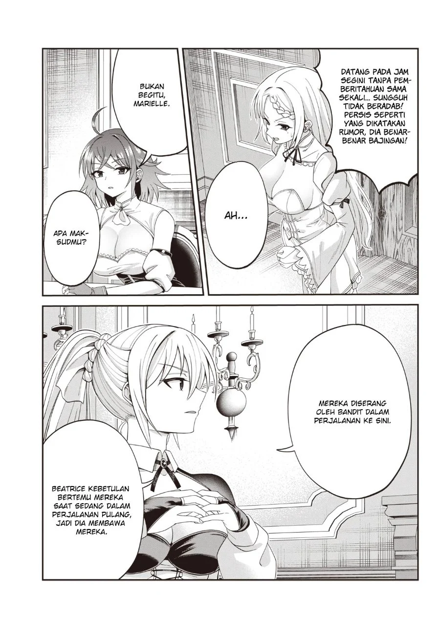 Dokushin Kizoku: Danjohi 1:99 Sekai no Akuyaku Reisoku Chapter 3.2 halaman 14