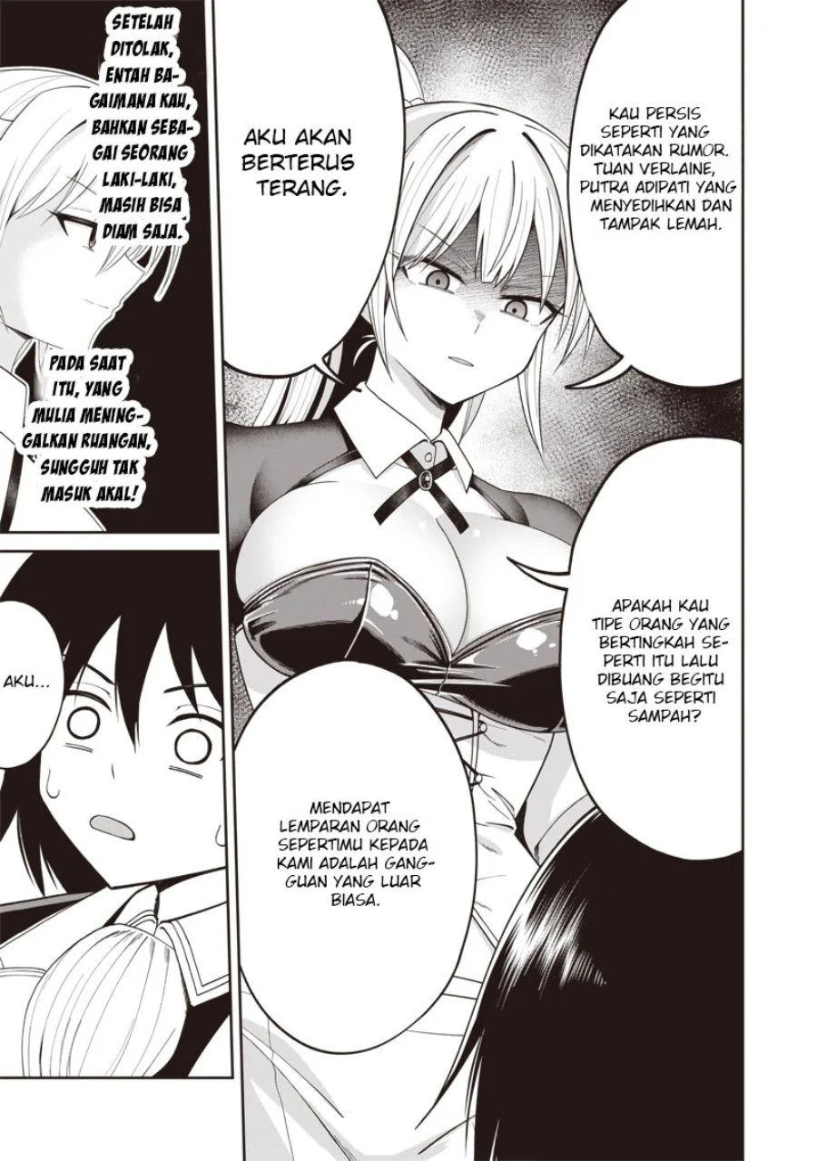 Dokushin Kizoku: Danjohi 1:99 Sekai no Akuyaku Reisoku Chapter 4.1 halaman 8