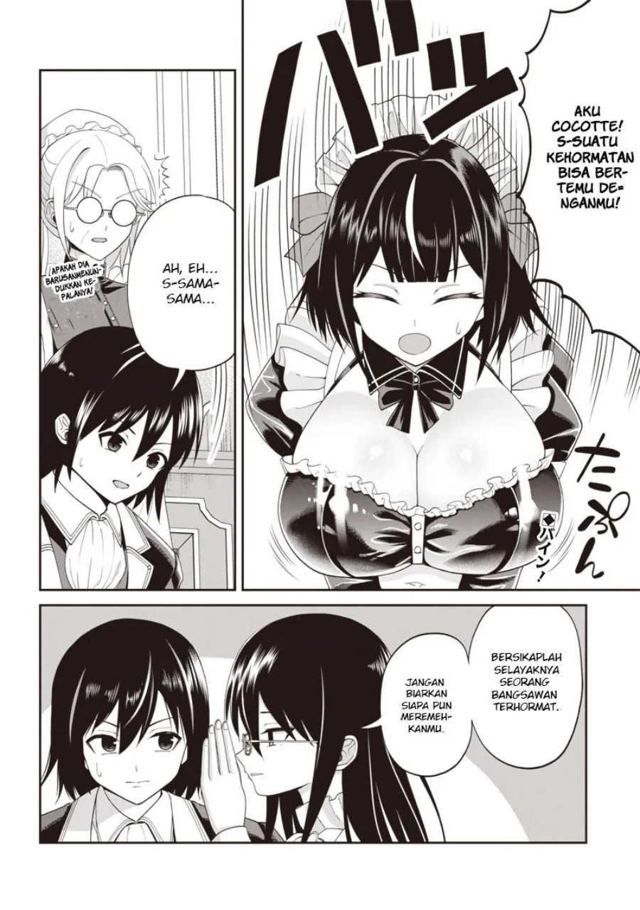 Dokushin Kizoku: Danjohi 1:99 Sekai no Akuyaku Reisoku Chapter 4.2 halaman 2