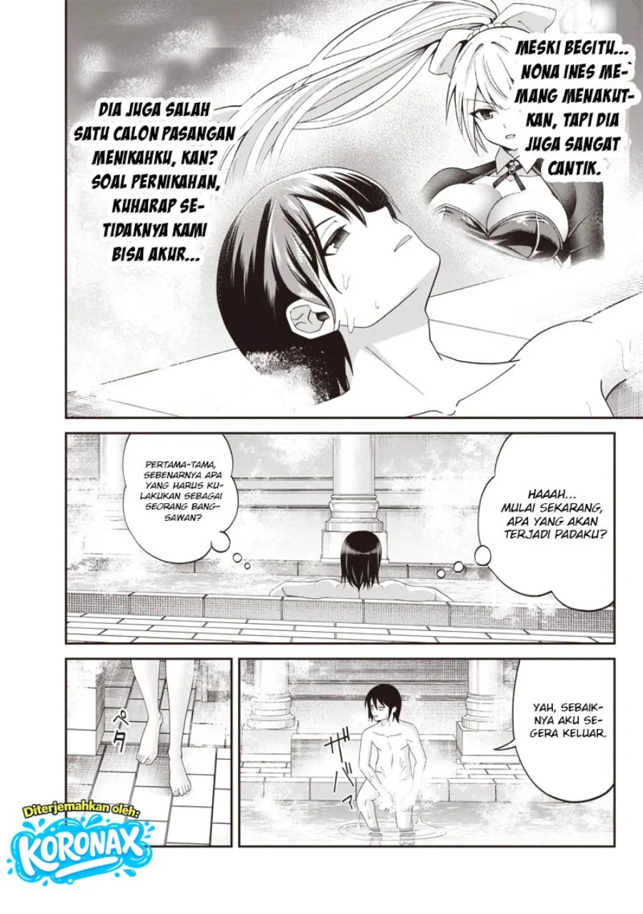 Dokushin Kizoku: Danjohi 1:99 Sekai no Akuyaku Reisoku Chapter 4.2 halaman 6
