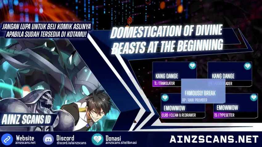 Komik Domestication of Divine Beasts at the Beginning Chapter 1 gambar nomor 1