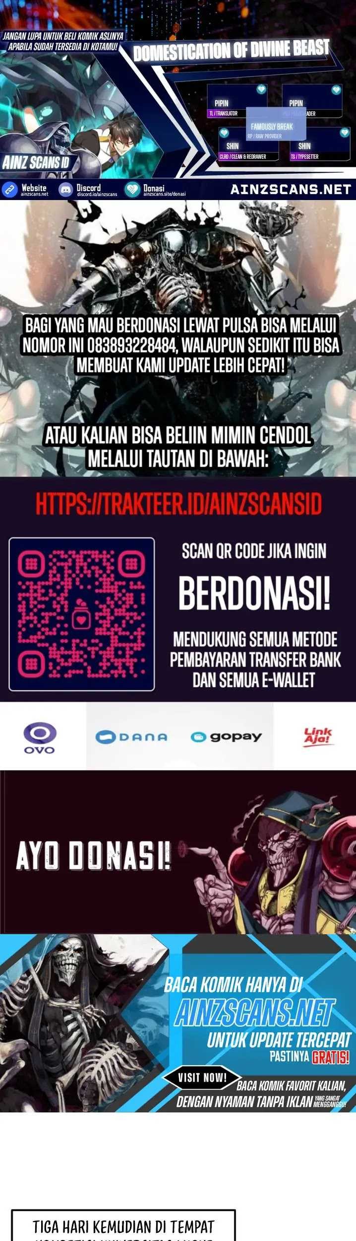 Komik Domestication of Divine Beasts at the Beginning Chapter 14 gambar nomor 1