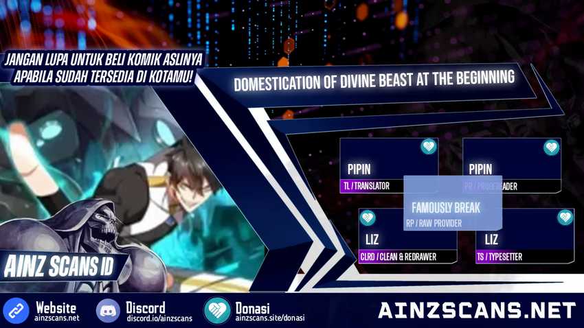 Komik Domestication of Divine Beasts at the Beginning Chapter 21 gambar nomor 1
