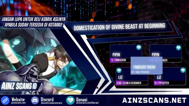 Komik Domestication of Divine Beasts at the Beginning Chapter 22 gambar nomor 1