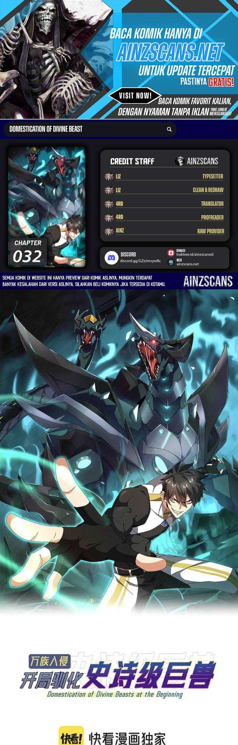 Baca Komik Domestication of Divine Beasts at the Beginning Chapter 32 Gambar 1