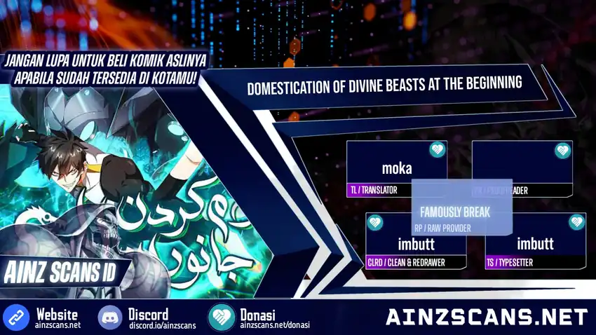 Komik Domestication of Divine Beasts at the Beginning Chapter 48 gambar nomor 1