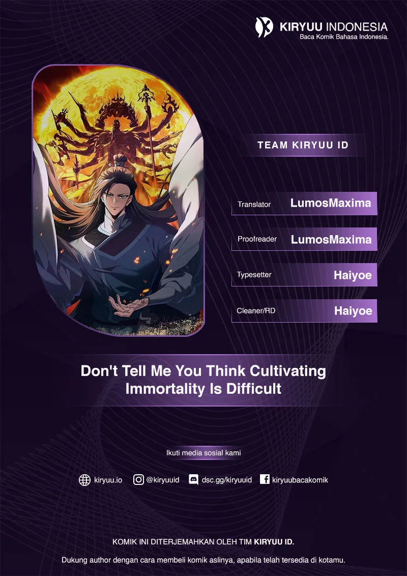 Baca Komik Don’t Tell Me You Think Cultivating Immortality Is Difficult? Chapter 29 Gambar 1