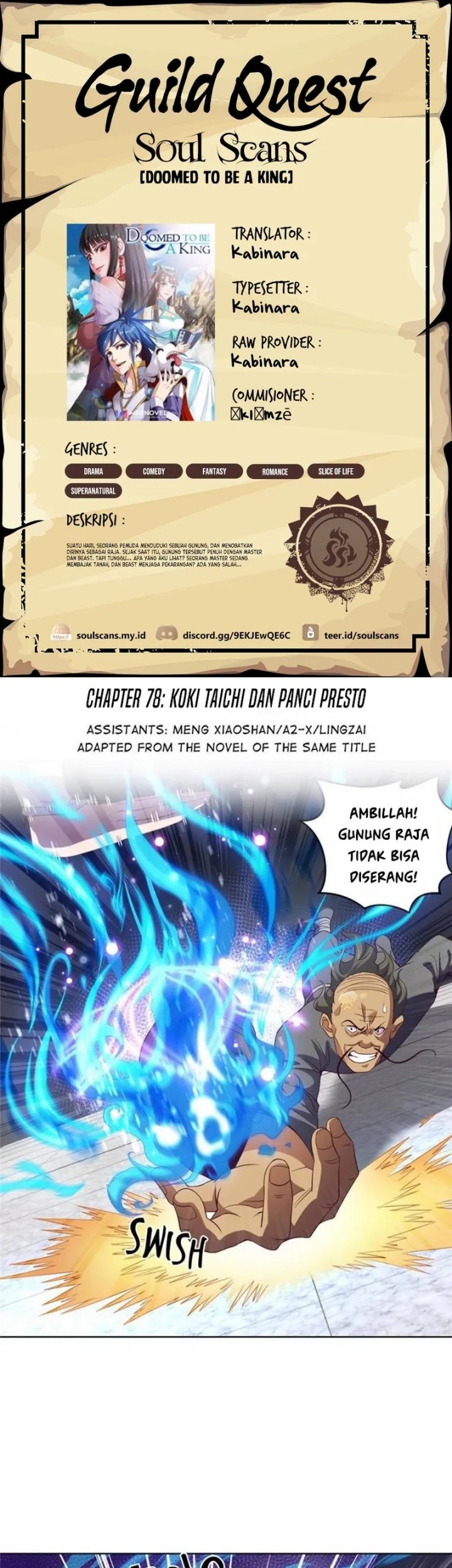 Baca Komik Doomed To Be A King Chapter 78 Gambar 1