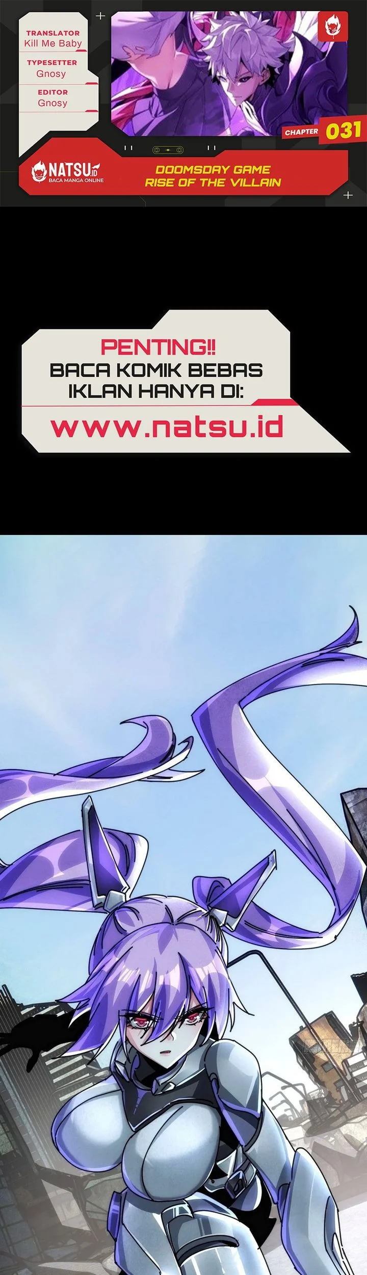 Komik Doomsday Game: Rise of the Villain Chapter 31 gambar 1