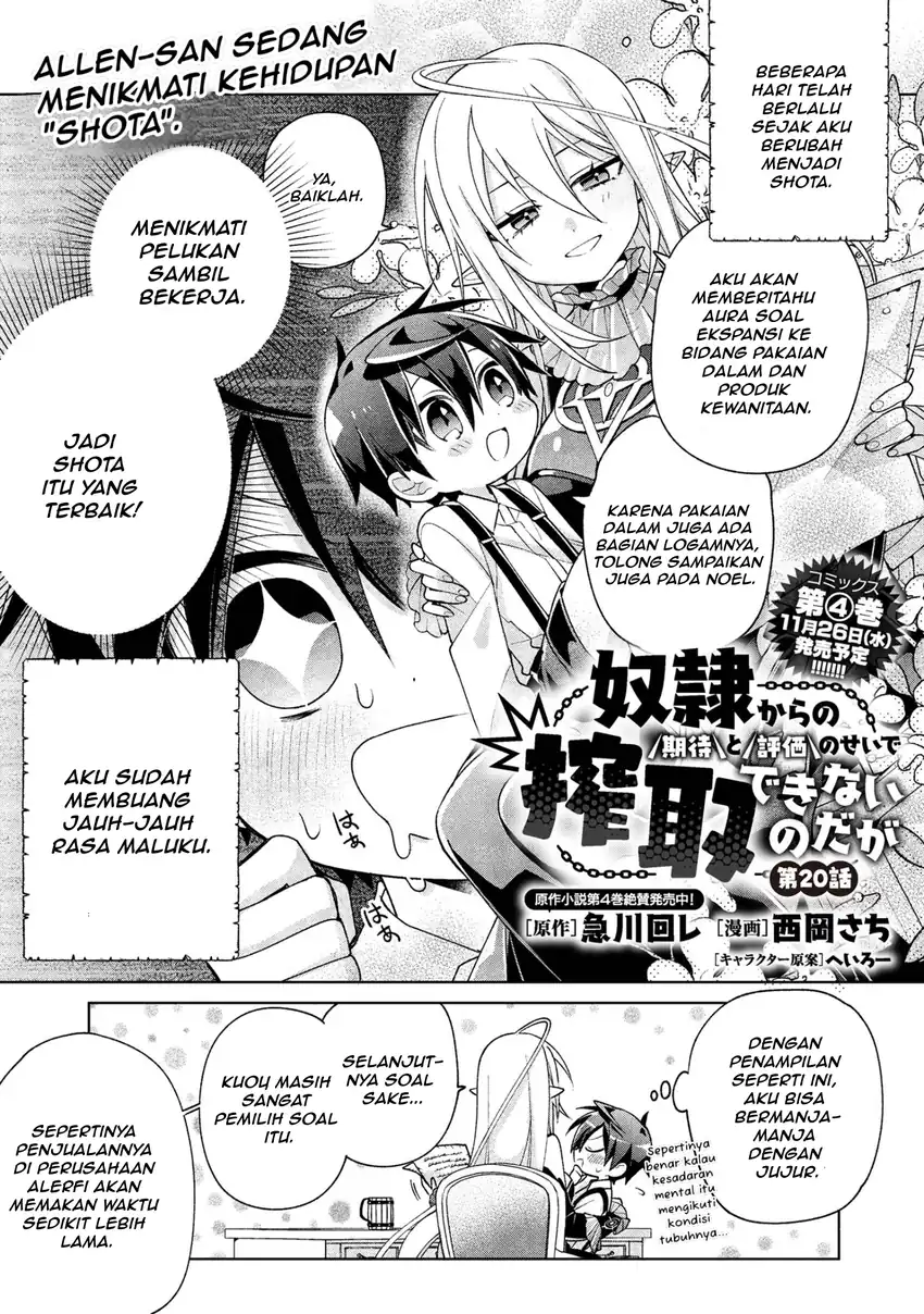 Dorei kara no Kitai to Hyouka no sei de Sakushu dekinai no daga Chapter 20