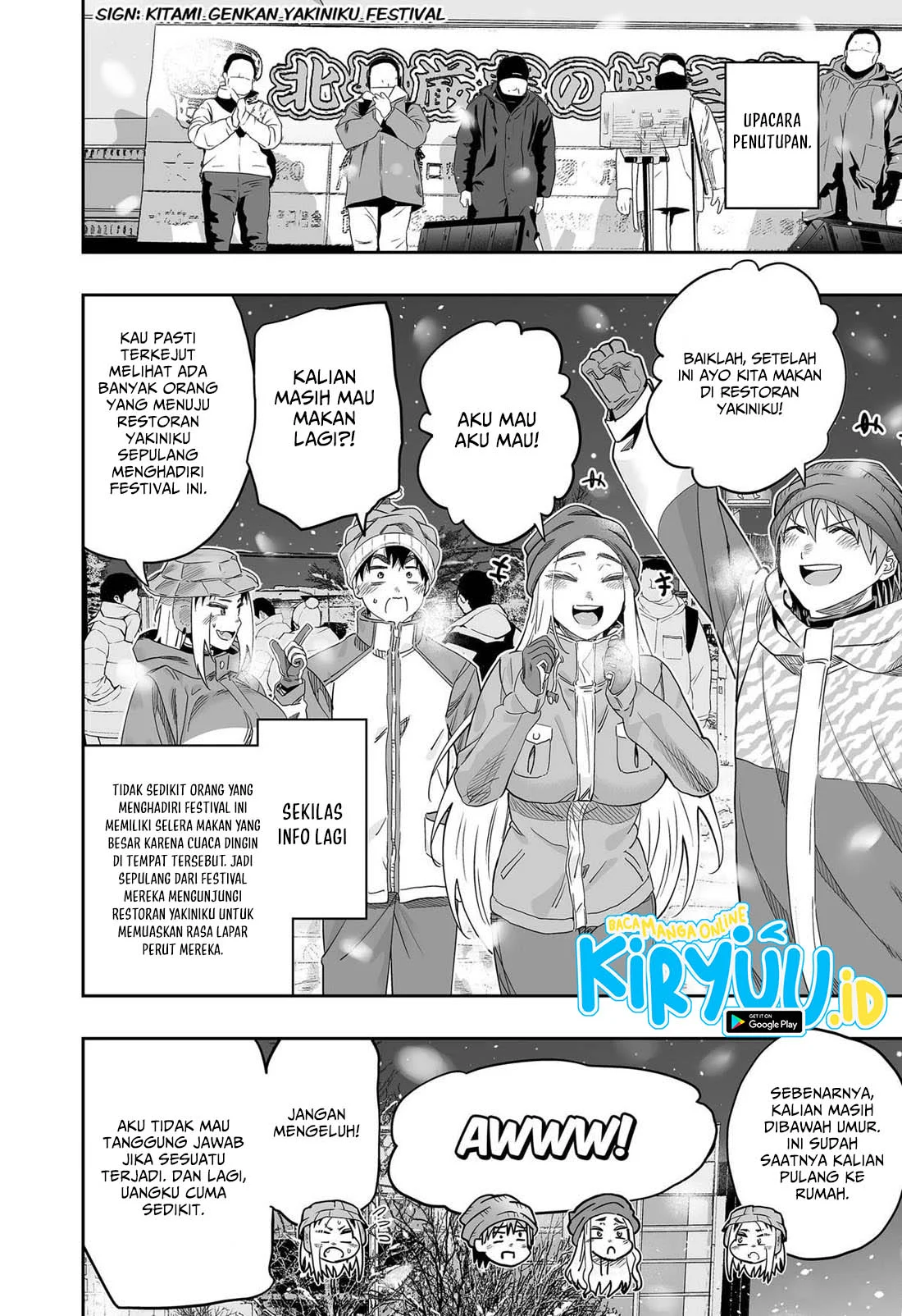 Dosanko Gyaru wa Namaramenkoi Chapter 113 Gambar 16