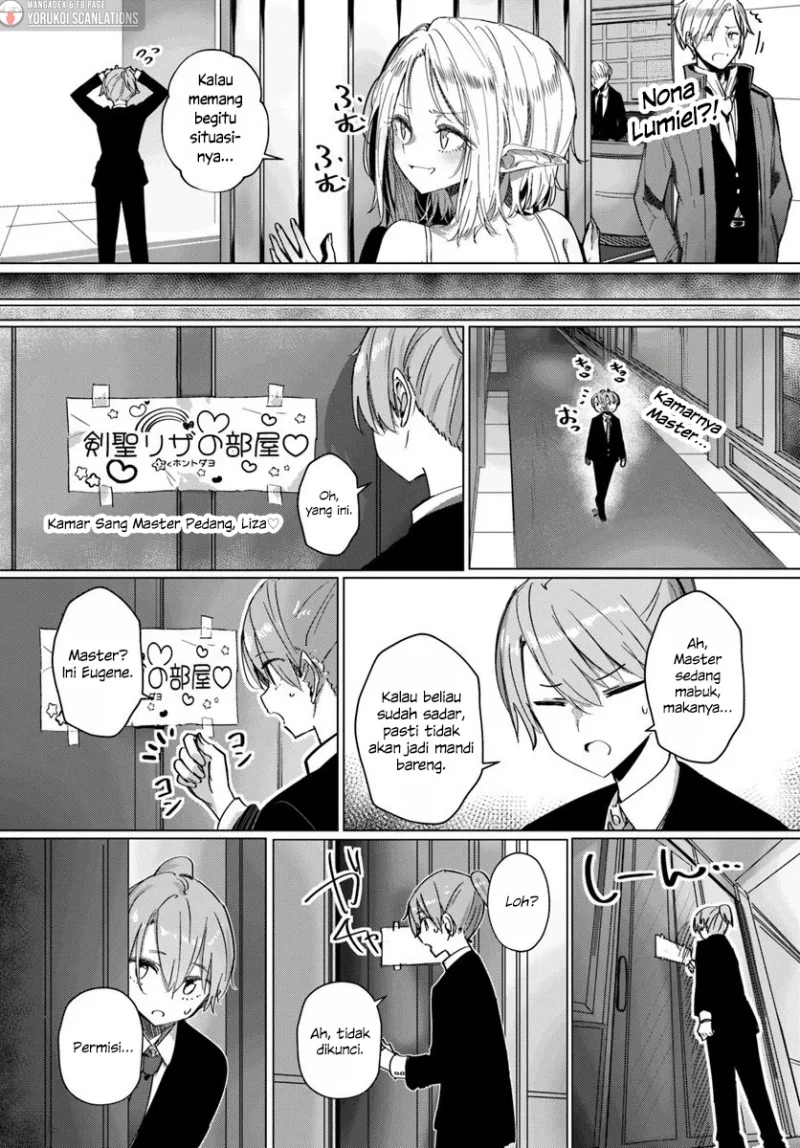 Baca Manga Doukyo Shiteiru Kensei no Onna Shishou ga Kawaisugite Mainichi Shiawase Desu Chapter 9.2 Gambar 2