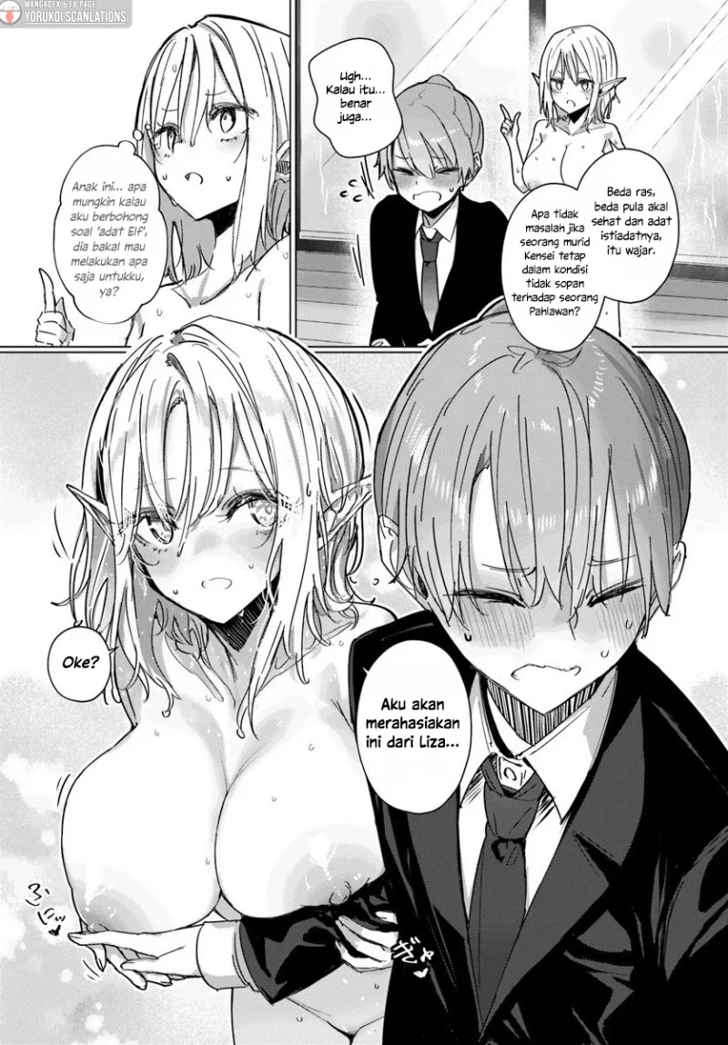 Doukyo Shiteiru Kensei no Onna Shishou ga Kawaisugite Mainichi Shiawase Desu Chapter 9.2 Gambar 7