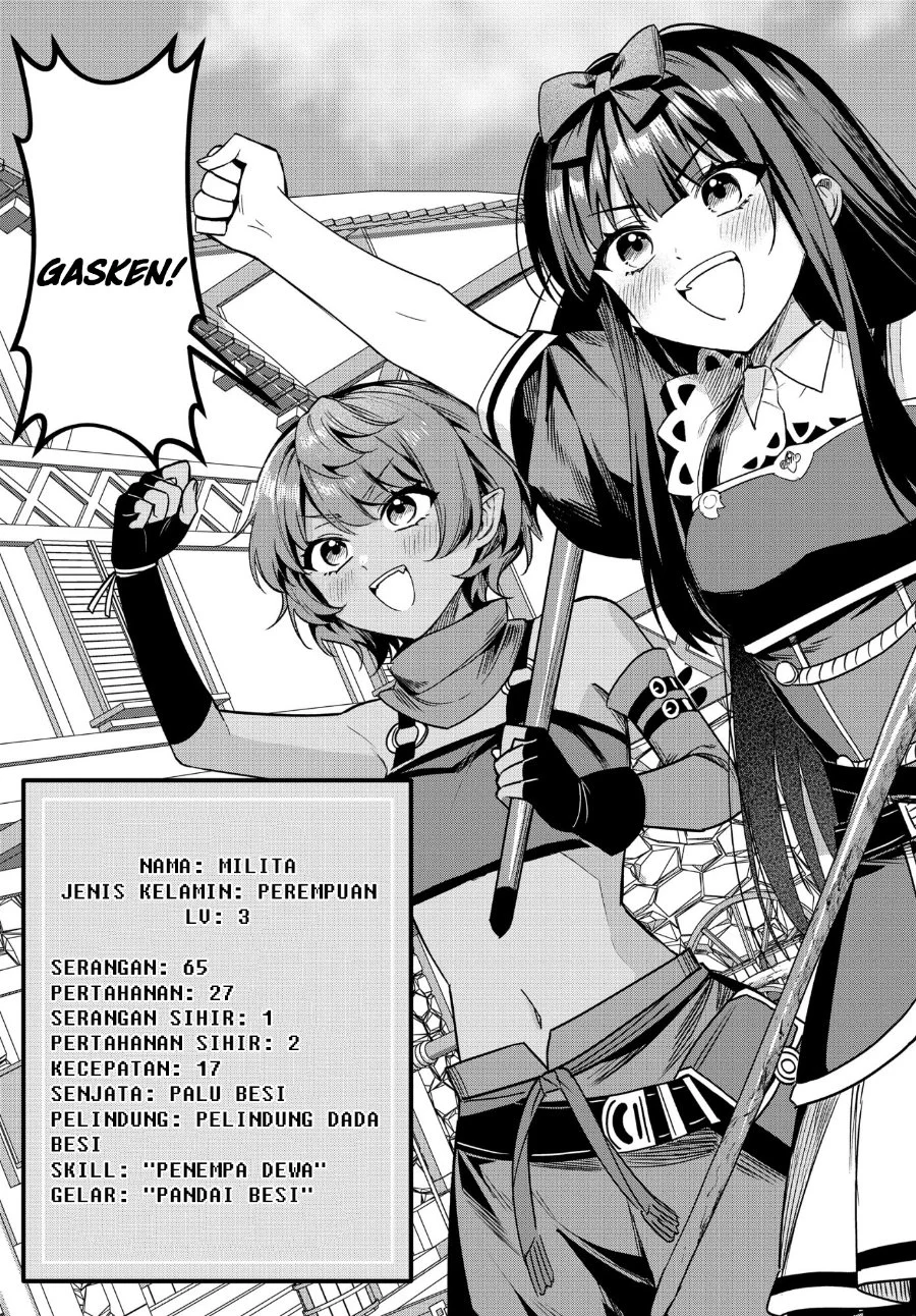 Doumo, Butsuyoku no Seijo desu: Musou Skill "Clear Houshuu" de Seidai ni Kanchigai Saremashita Chapter 10 Gambar 16