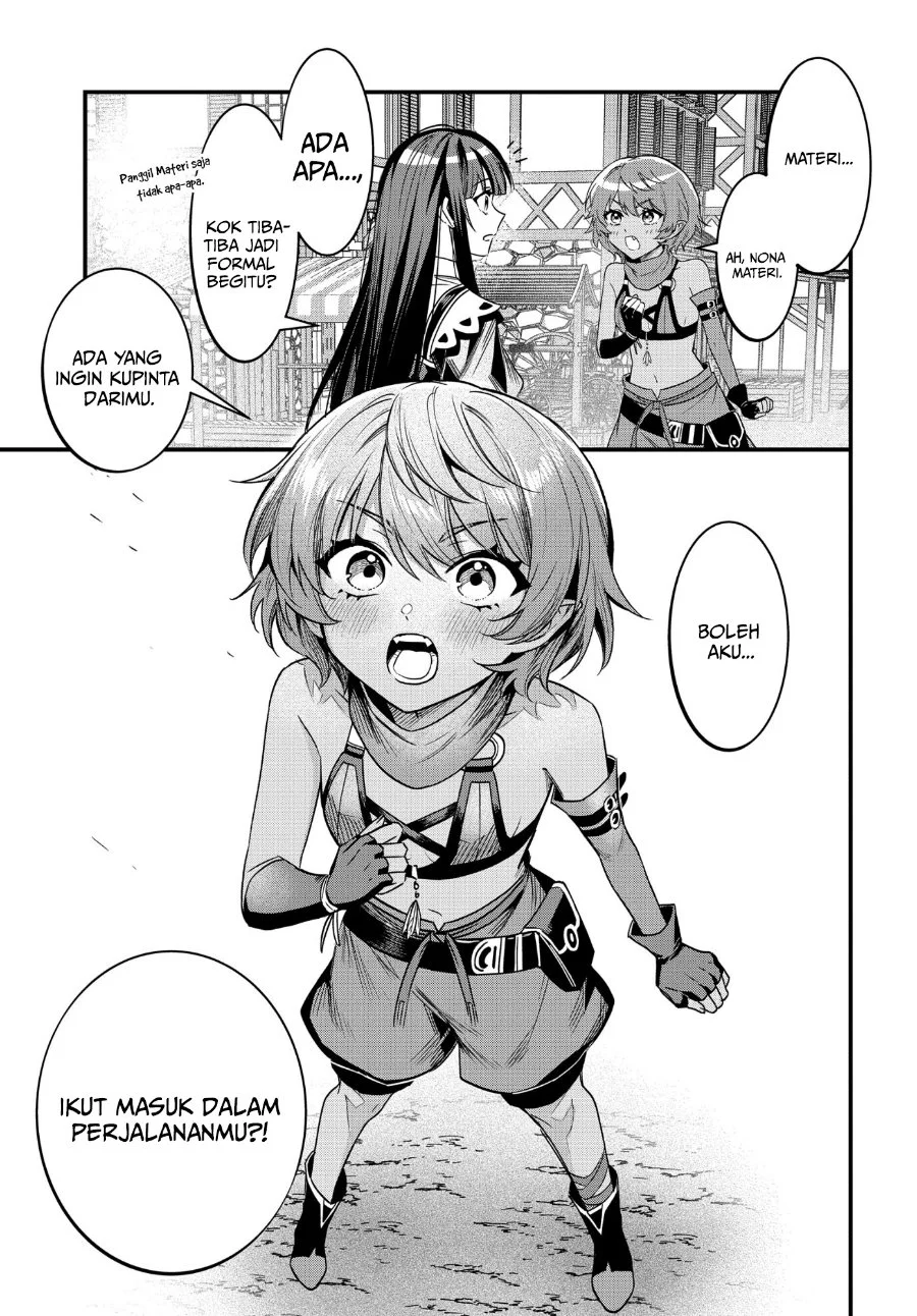 Doumo, Butsuyoku no Seijo desu: Musou Skill "Clear Houshuu" de Seidai ni Kanchigai Saremashita Chapter 10 halaman 9