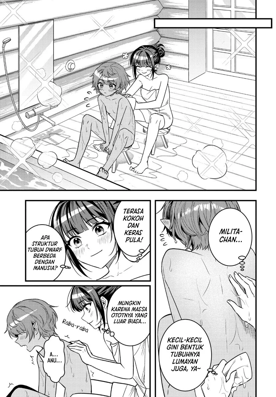 Doumo, Butsuyoku no Seijo desu: Musou Skill "Clear Houshuu" de Seidai ni Kanchigai Saremashita Chapter 11 Gambar 6