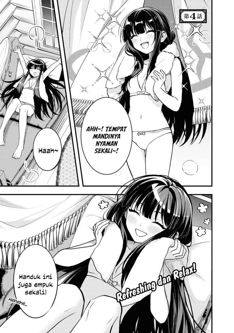 Manga Doumo, Butsuyoku no Seijo desu: Musou Skill "Clear Houshuu" de Seidai ni Kanchigai Saremashita Chapter 4 gambar 2