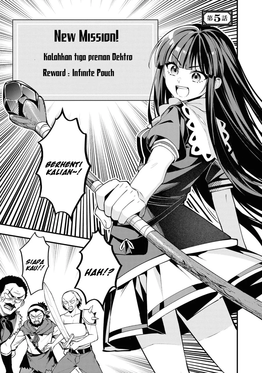 Manga Doumo, Butsuyoku no Seijo desu: Musou Skill "Clear Houshuu" de Seidai ni Kanchigai Saremashita Chapter 5 gambar 2