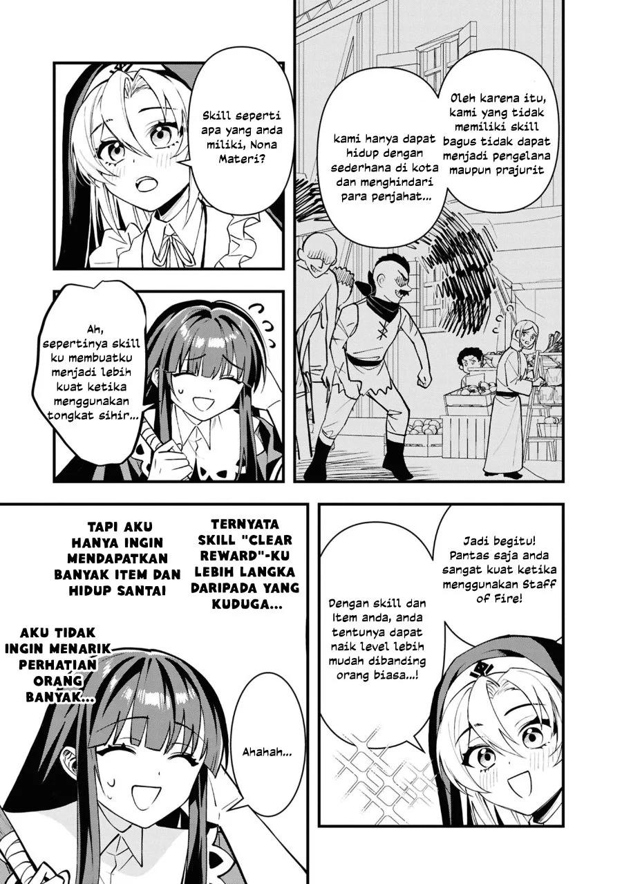 Doumo, Butsuyoku no Seijo desu: Musou Skill "Clear Houshuu" de Seidai ni Kanchigai Saremashita Chapter 5 Gambar 26