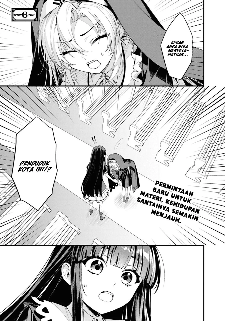 Manga Doumo, Butsuyoku no Seijo desu: Musou Skill "Clear Houshuu" de Seidai ni Kanchigai Saremashita Chapter 6 gambar 2