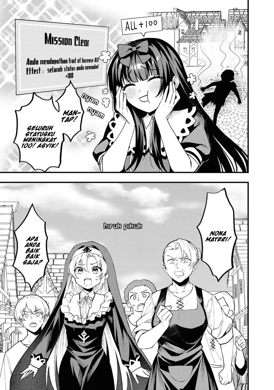 Doumo, Butsuyoku no Seijo desu: Musou Skill "Clear Houshuu" de Seidai ni Kanchigai Saremashita Chapter 6 Gambar 25