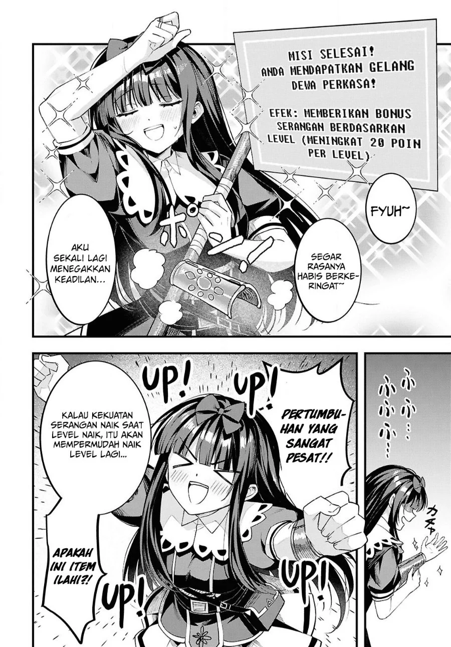 Doumo, Butsuyoku no Seijo desu: Musou Skill "Clear Houshuu" de Seidai ni Kanchigai Saremashita Chapter 8 halaman 12