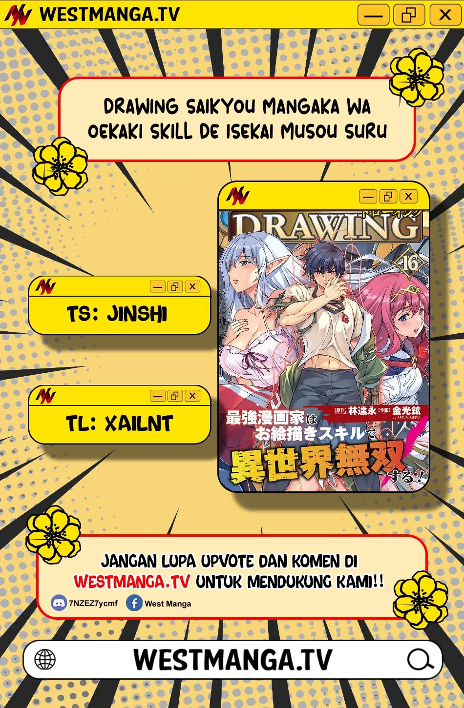 Drawing: Saikyou Mangaka wa Oekaki Skill de Isekai Musou Suru! Chapter 180 Gambar 3