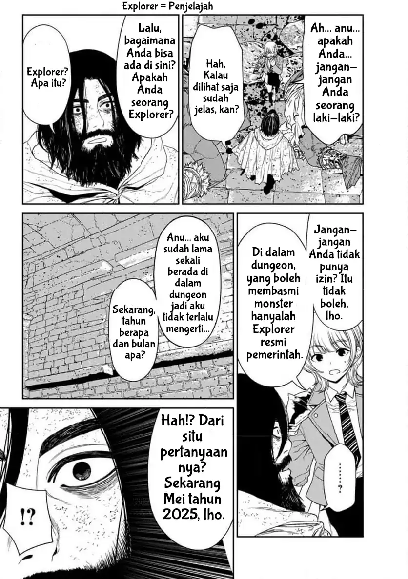 Dungeon de Tatakaitsuzukete 20-nen no Doutei Yuusha, Chijou ni Modottara Danjoubi 1:1000 no Sekai Datta Chapter 1 Gambar 17