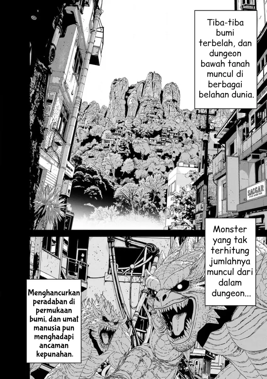 Dungeon de Tatakaitsuzukete 20-nen no Doutei Yuusha, Chijou ni Modottara Danjoubi 1:1000 no Sekai Datta Chapter 2 Gambar 8