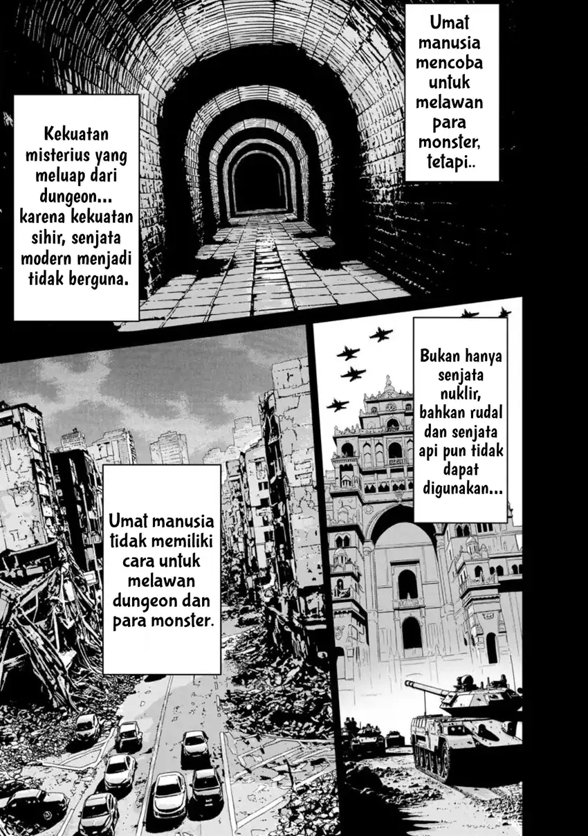 Dungeon de Tatakaitsuzukete 20-nen no Doutei Yuusha, Chijou ni Modottara Danjoubi 1:1000 no Sekai Datta Chapter 2 Gambar 9