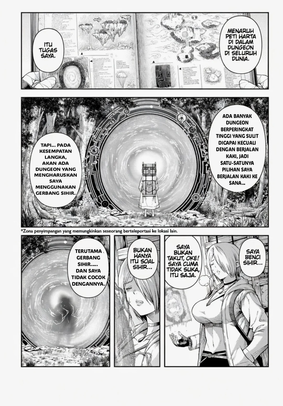 Manga Dungeon Elf ~Dungeon ni Takarabako ga Aru no wa Atarimae desu ka~ Chapter 2 gambar 2