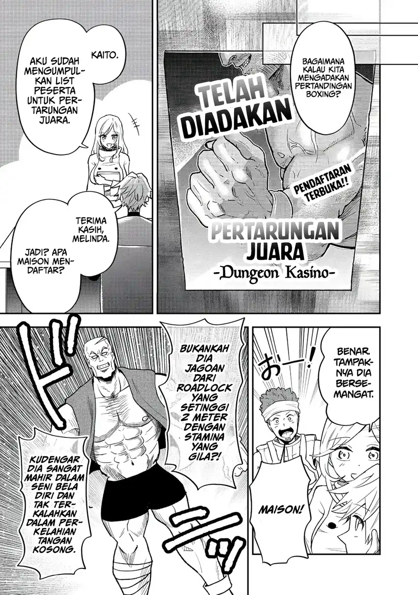 Dungeon Master Han-me ~Futsu ni Yatte mo Muri Soudakara Casino Tsukurukoto ni Shita~ Chapter 7 Gambar 24