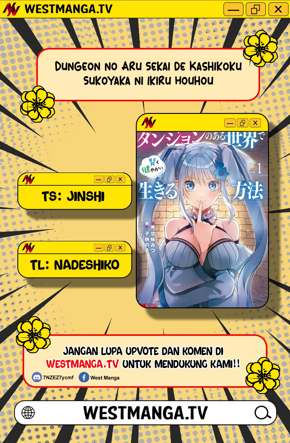 Komik Dungeon no Aru Sekai de Kashikoku Sukoyaka ni Ikiru Houhou Chapter 6 gambar 1