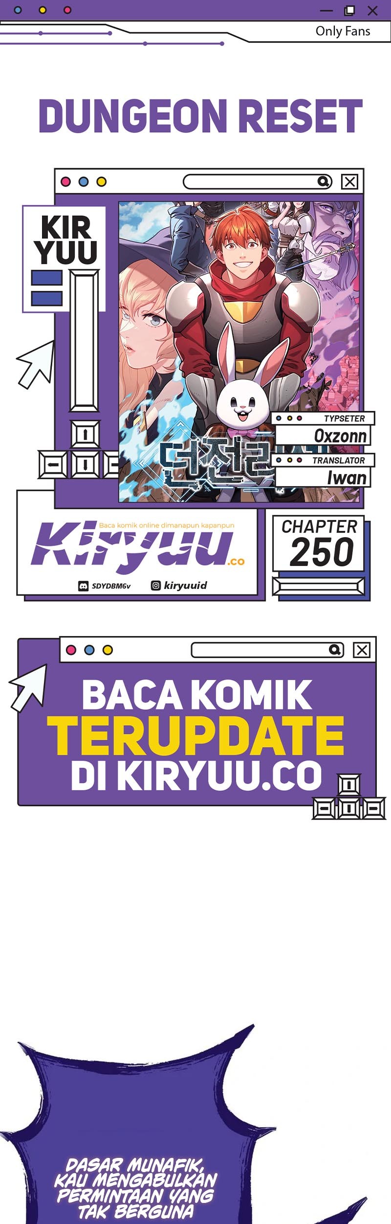 Baca Komik Dungeon Reset Chapter 250 Gambar 1