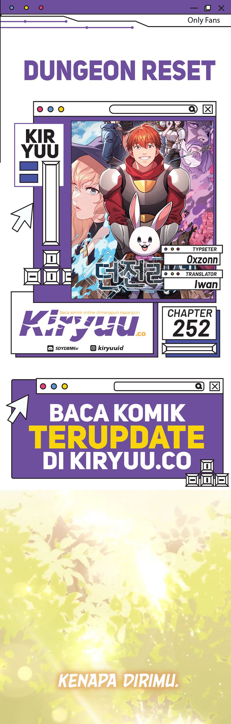 Baca Komik Dungeon Reset Chapter 252 Gambar 1