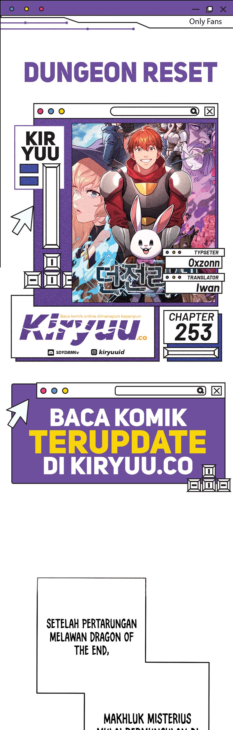 Baca Komik Dungeon Reset Chapter 254 Gambar 1