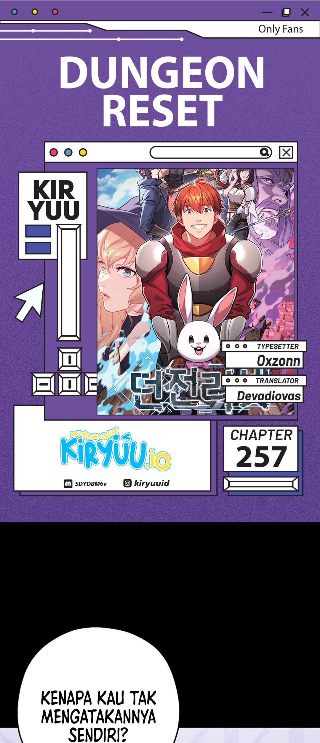 Baca Komik Dungeon Reset Chapter 257 Gambar 1