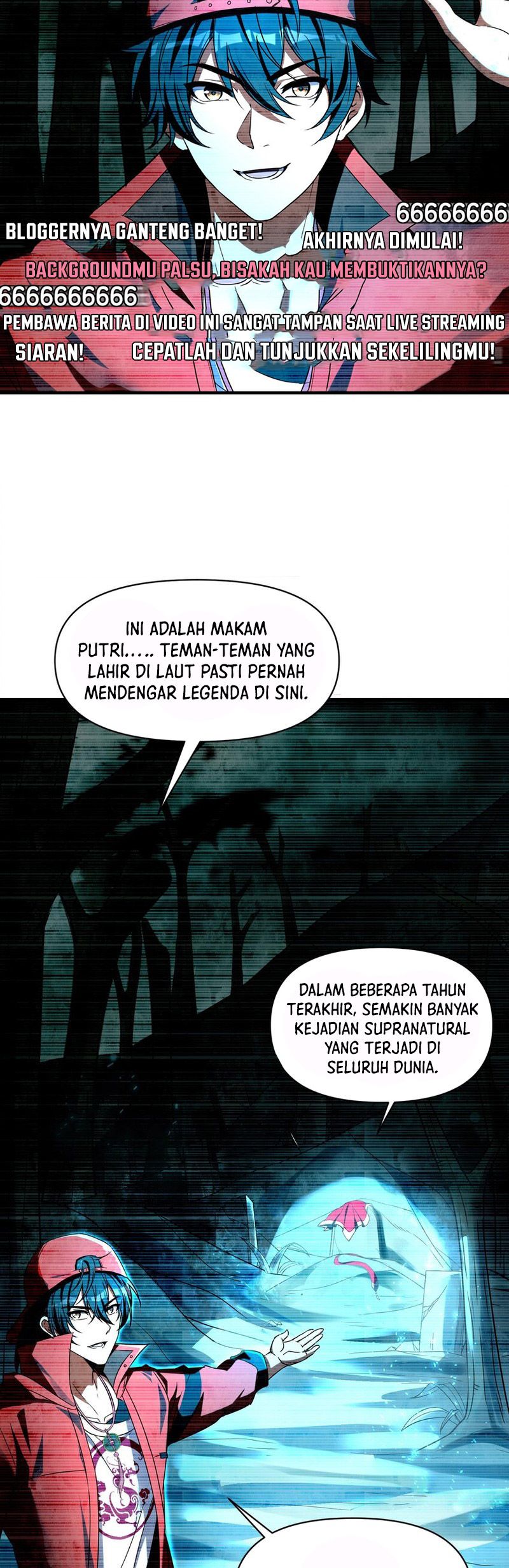 During The Live Streaming, I Proposed To A Female Ghost Chapter 1 Gambar 34