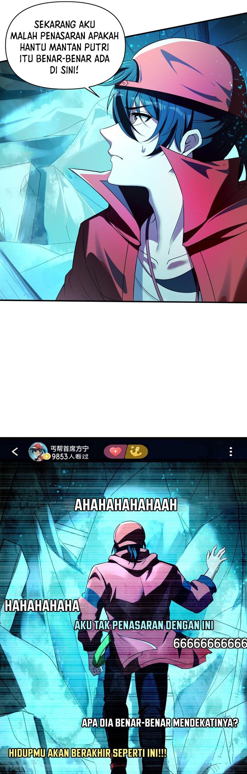 During The Live Streaming, I Proposed To A Female Ghost Chapter 1 Gambar 52
