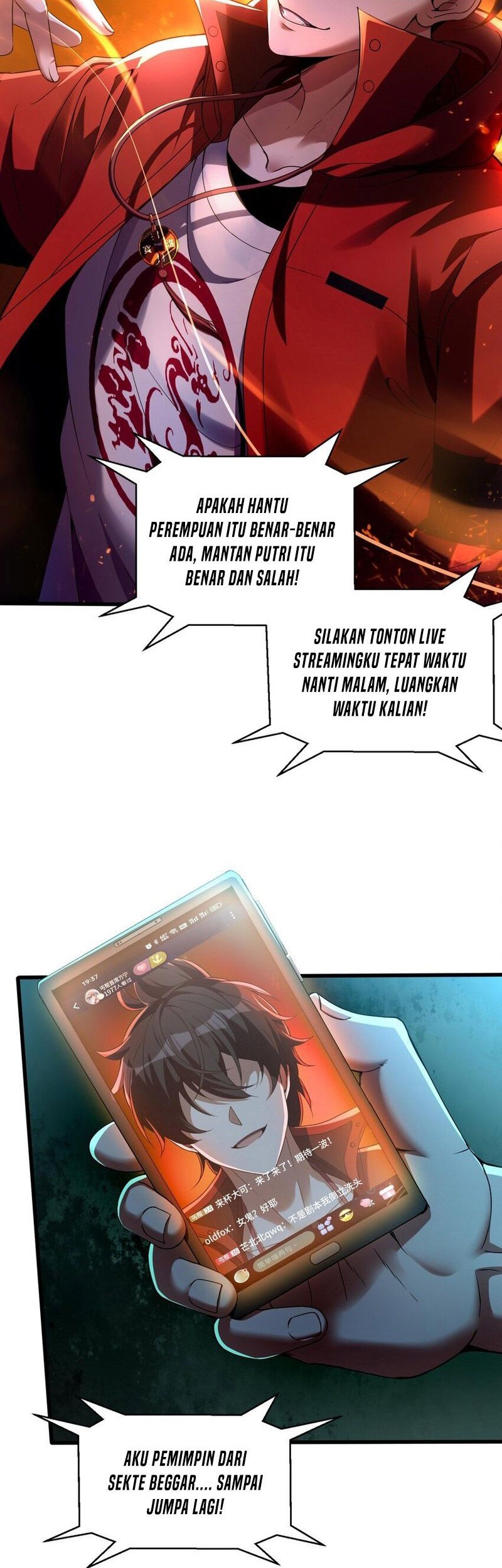 During The Live Streaming, I Proposed To A Female Ghost Chapter 1 Gambar 12