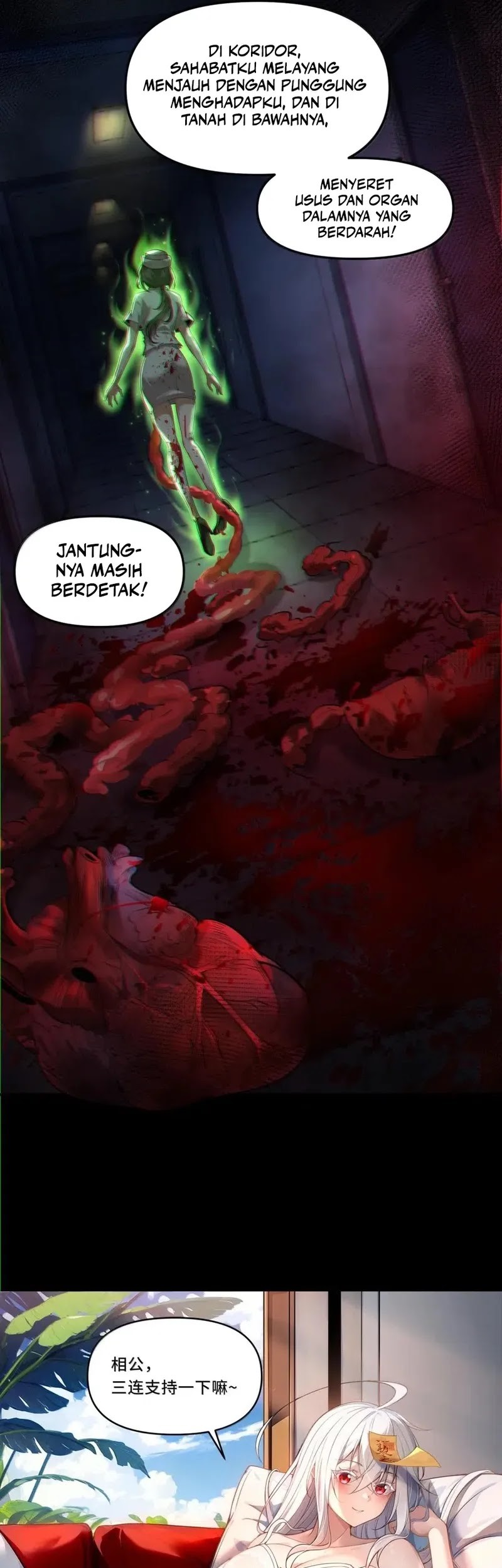 During The Live Streaming, I Proposed To A Female Ghost Chapter 57 Gambar 52