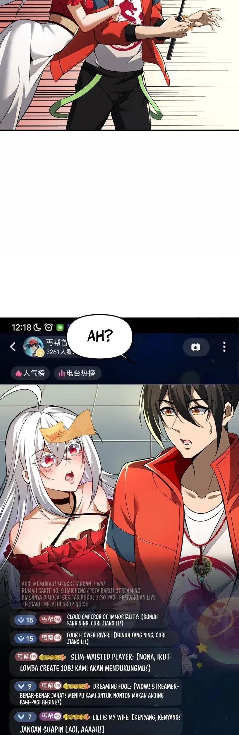 During The Live Streaming, I Proposed To A Female Ghost Chapter 57 Gambar 9