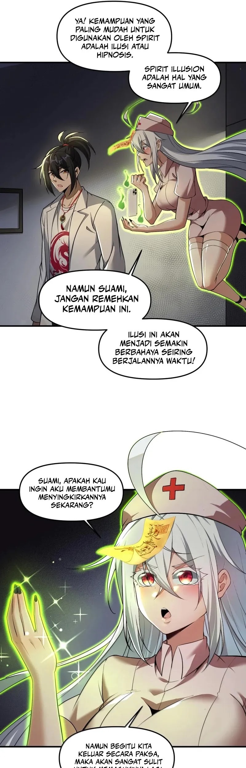During The Live Streaming, I Proposed To A Female Ghost Chapter 59 Gambar 16