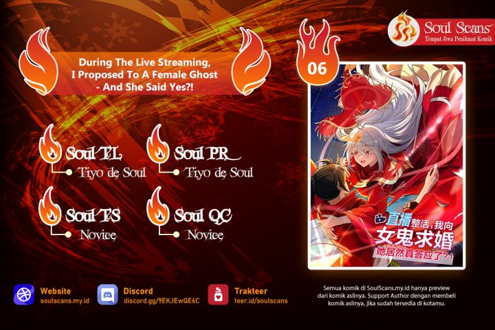 Baca Komik During The Live Streaming, I Proposed To A Female Ghost Chapter 6 Gambar 1