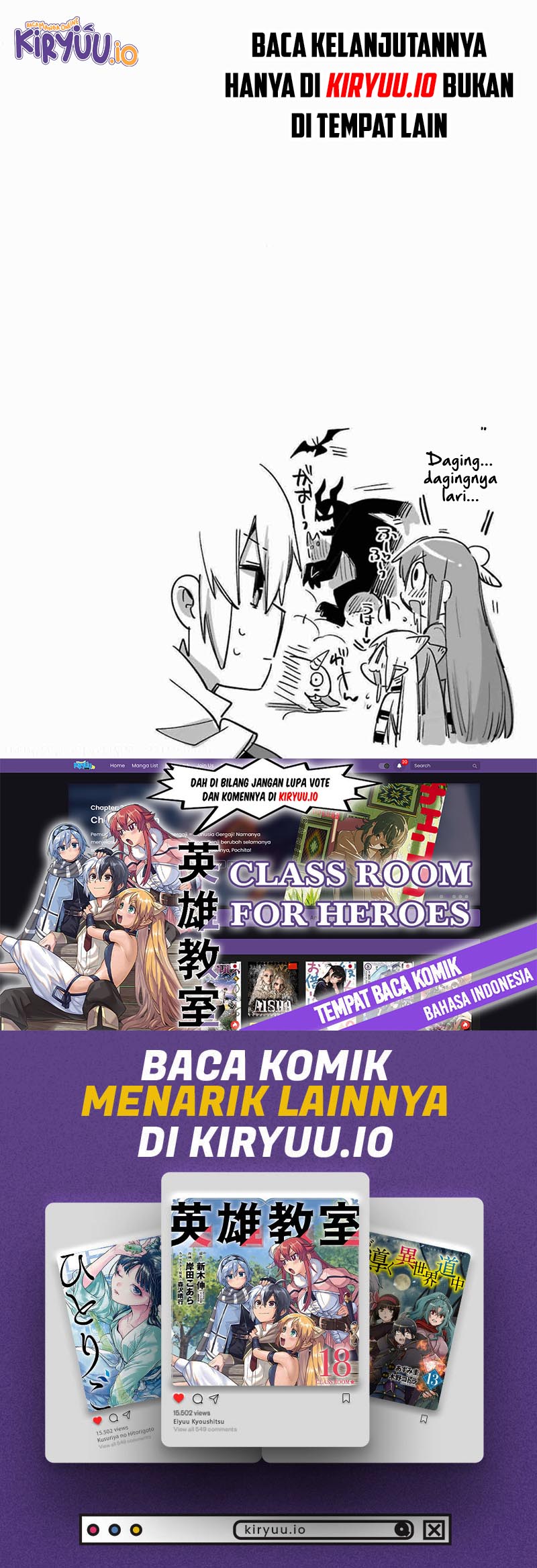 Eiyuu Kyoushitsu Chapter 39.2 Gambar 31