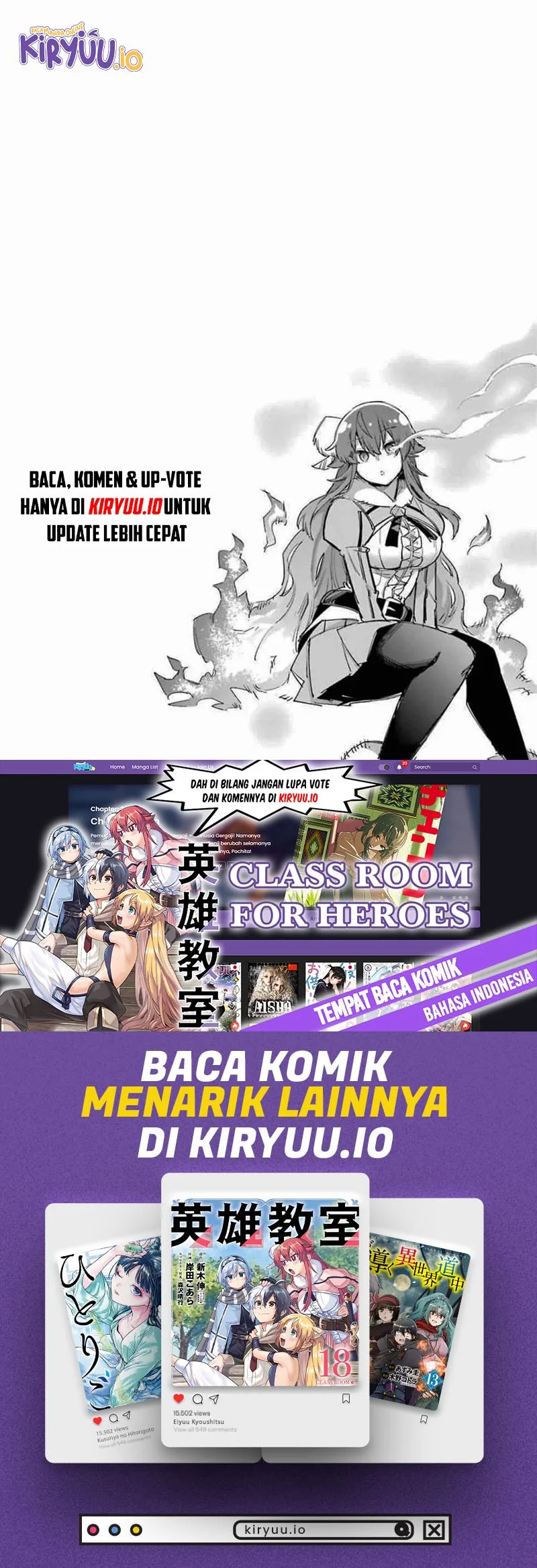 Eiyuu Kyoushitsu Chapter 41 Gambar 51