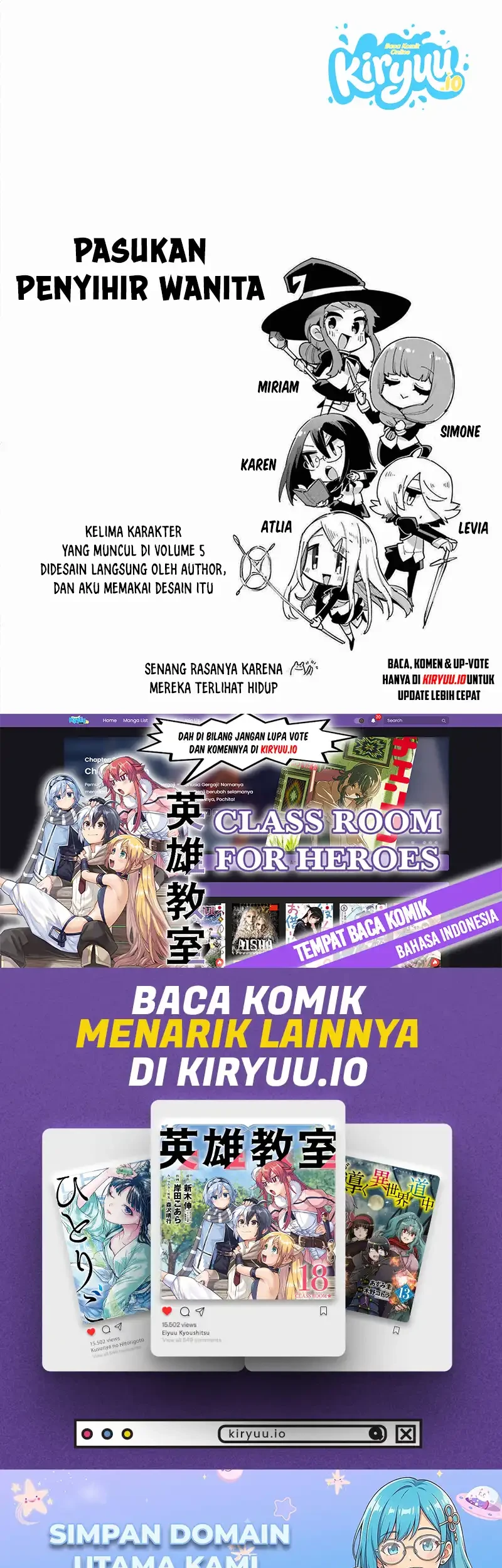 Eiyuu Kyoushitsu Chapter 46 Gambar 43