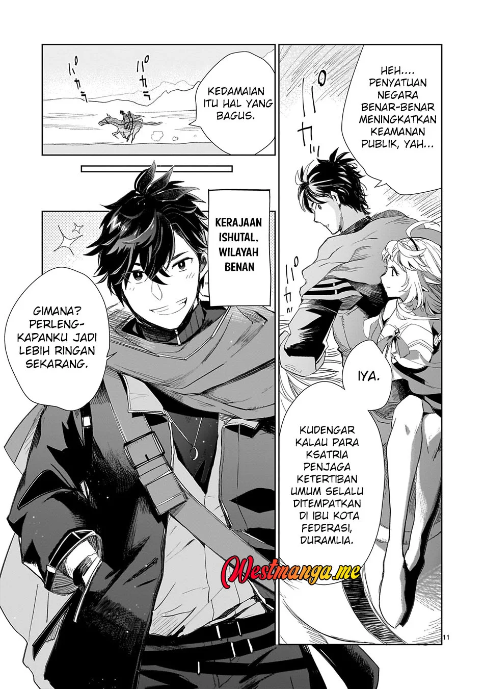 Elf Tsuma to Hajimeru Yuukyuu no Tabi ~Densetsu no Yuusha, Aisuru Elf to Tomoni 100-nen Mae ni Sukutta Sekai wo Tabisuru~ Chapter 2 Gambar 11