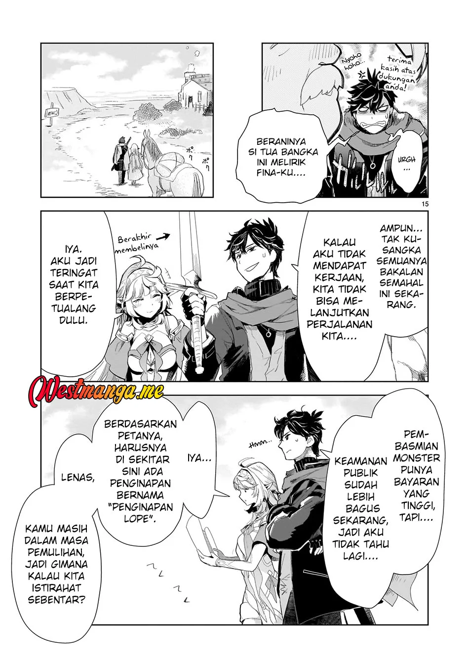 Elf Tsuma to Hajimeru Yuukyuu no Tabi ~Densetsu no Yuusha, Aisuru Elf to Tomoni 100-nen Mae ni Sukutta Sekai wo Tabisuru~ Chapter 2 Gambar 15