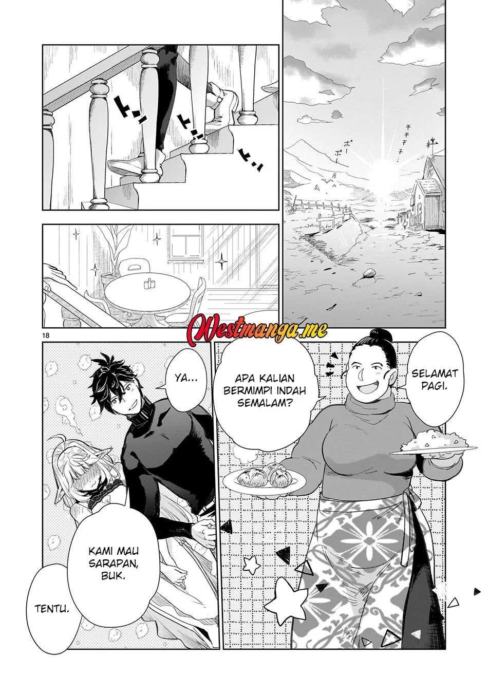 Elf Tsuma to Hajimeru Yuukyuu no Tabi ~Densetsu no Yuusha, Aisuru Elf to Tomoni 100-nen Mae ni Sukutta Sekai wo Tabisuru~ Chapter 2 Gambar 18